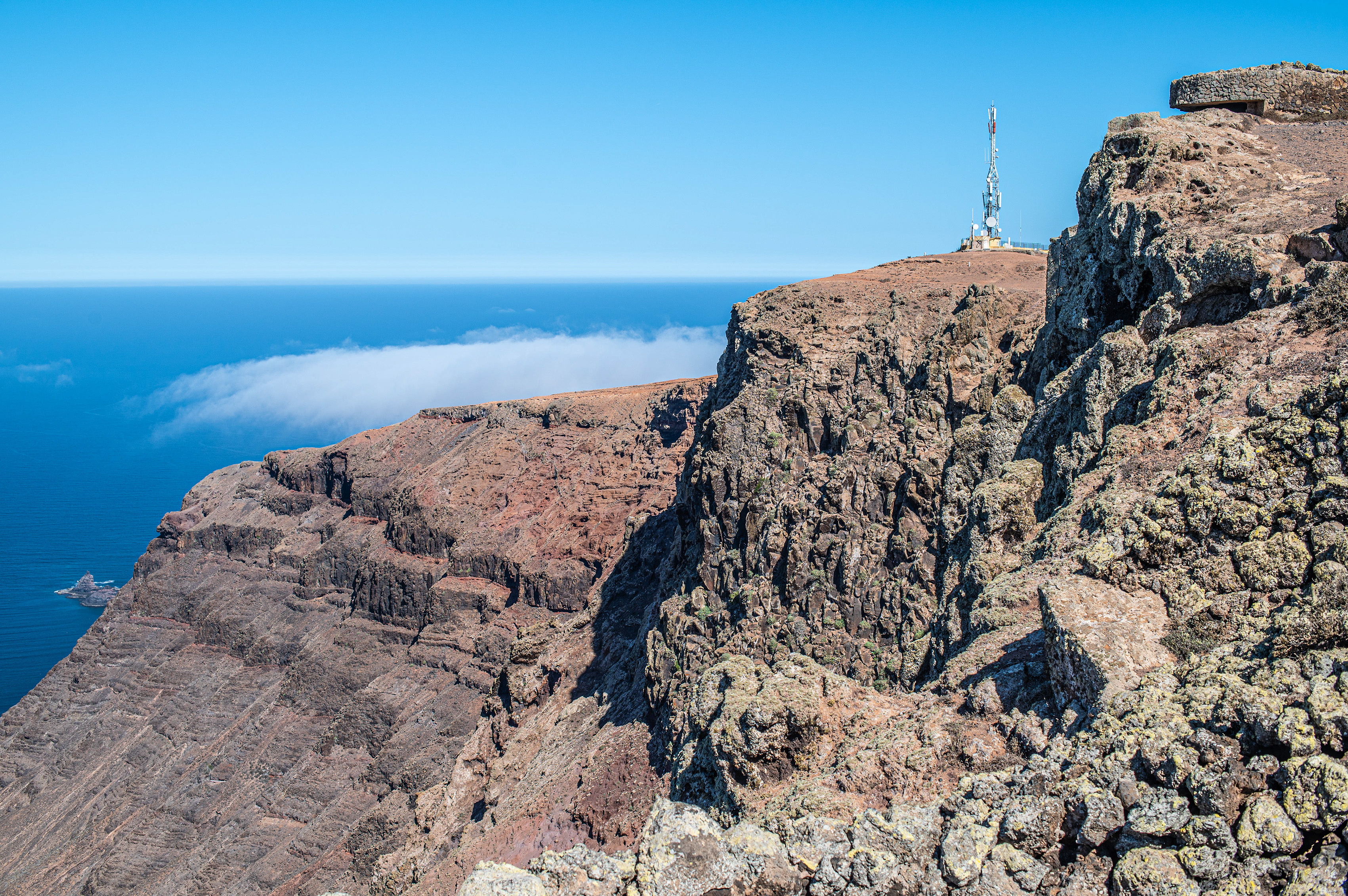 a communication tower or antenna