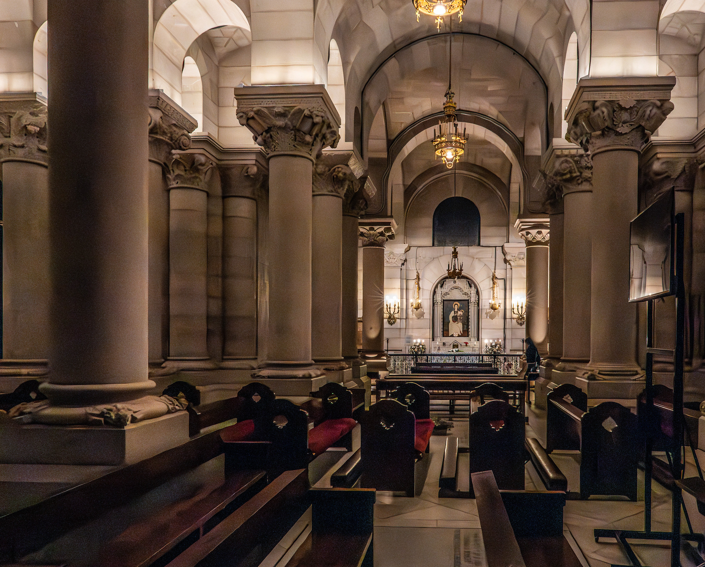 Crossing and high altar