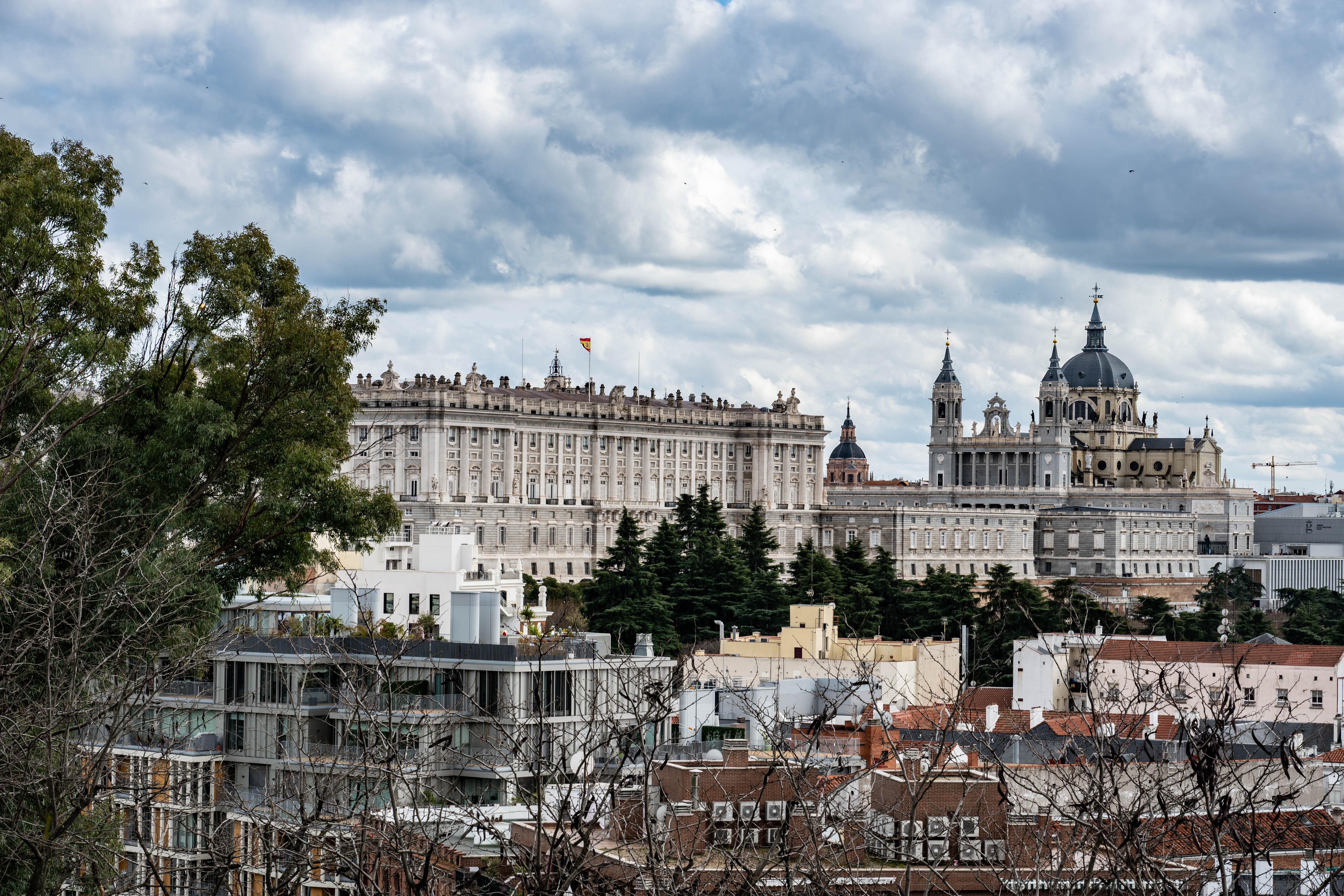 The Royal Palace of Madrid and The Cathedral