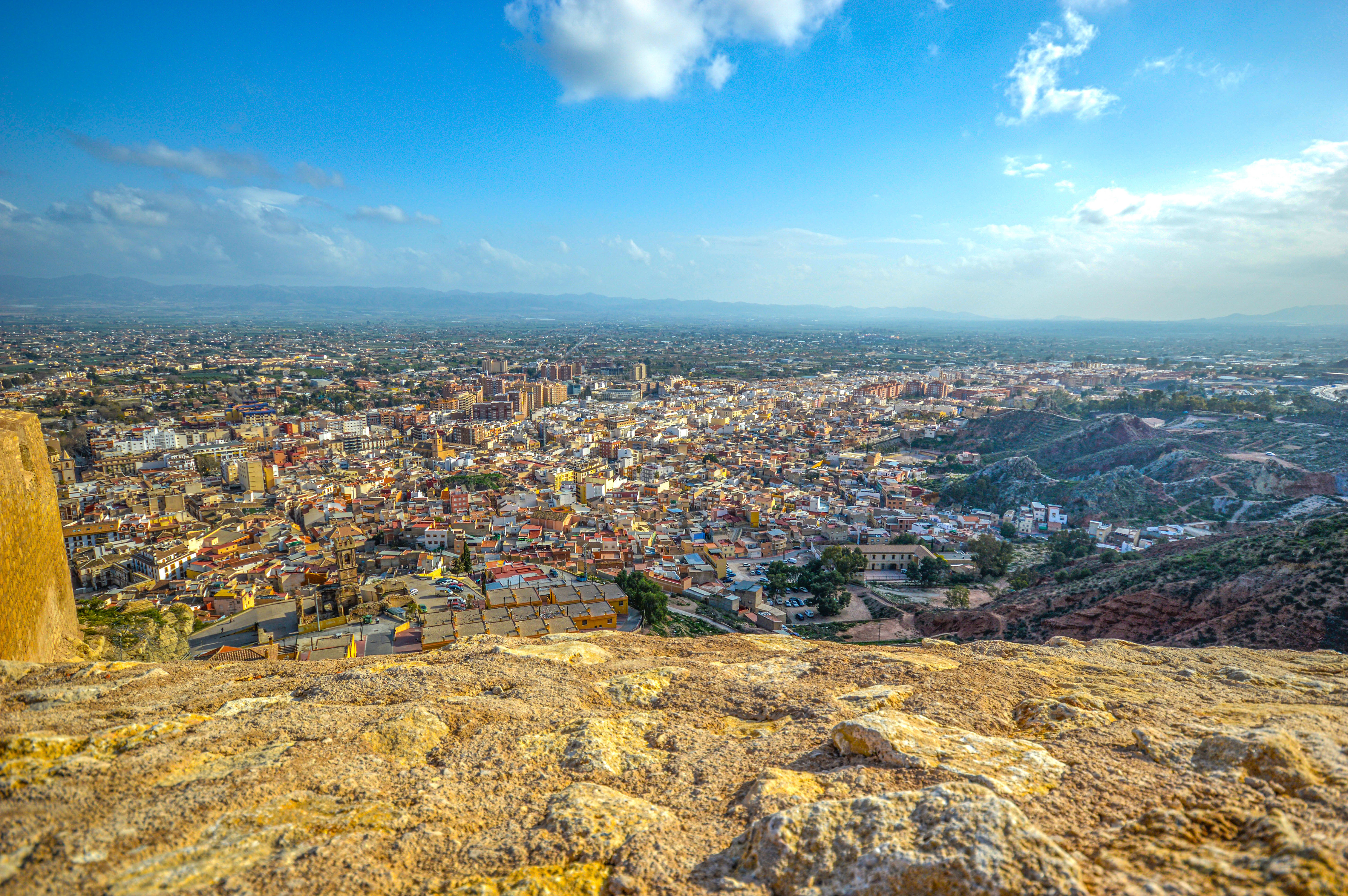 a panoramic view of a densely populated cityscape