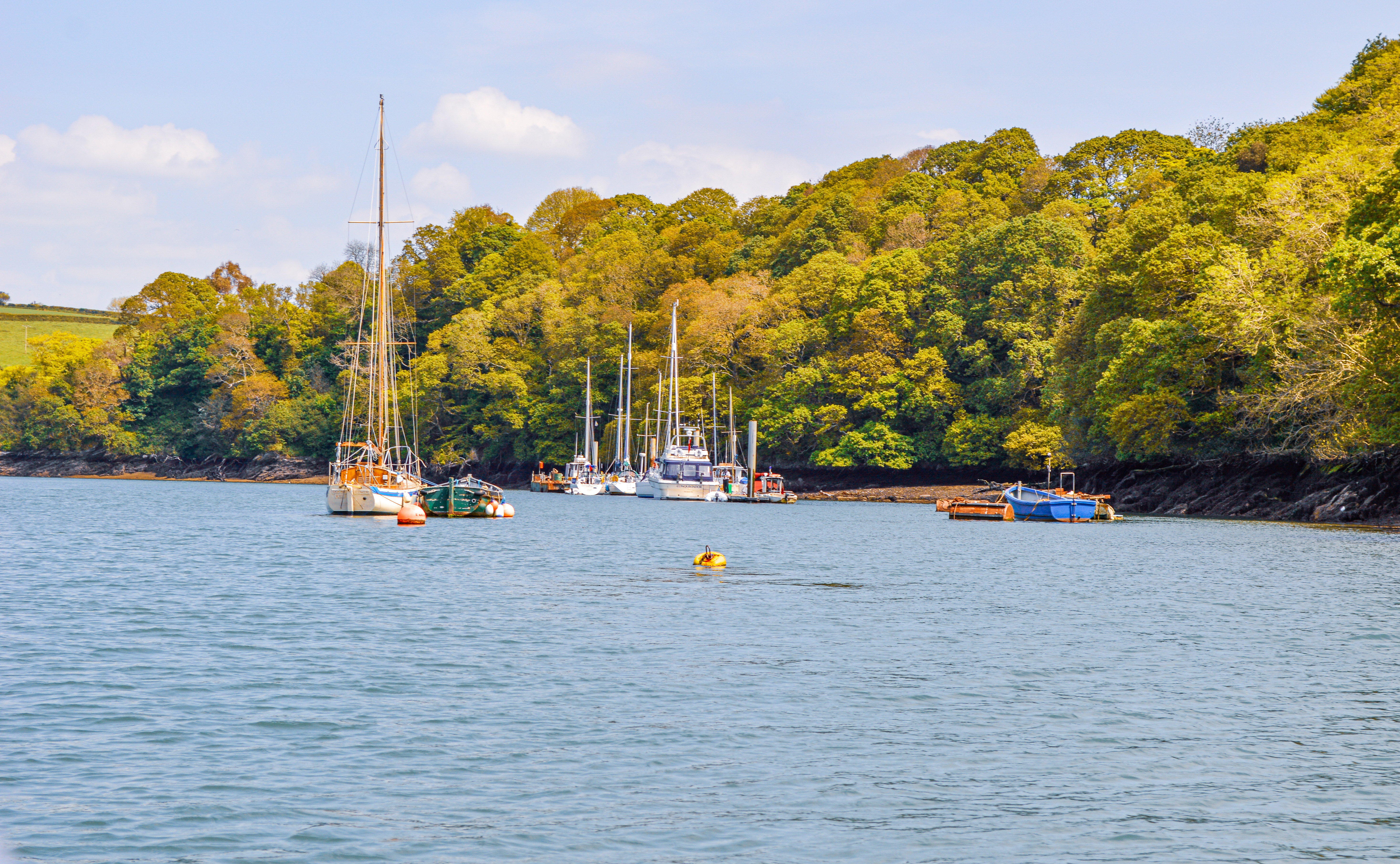 Boats on the River Fowey