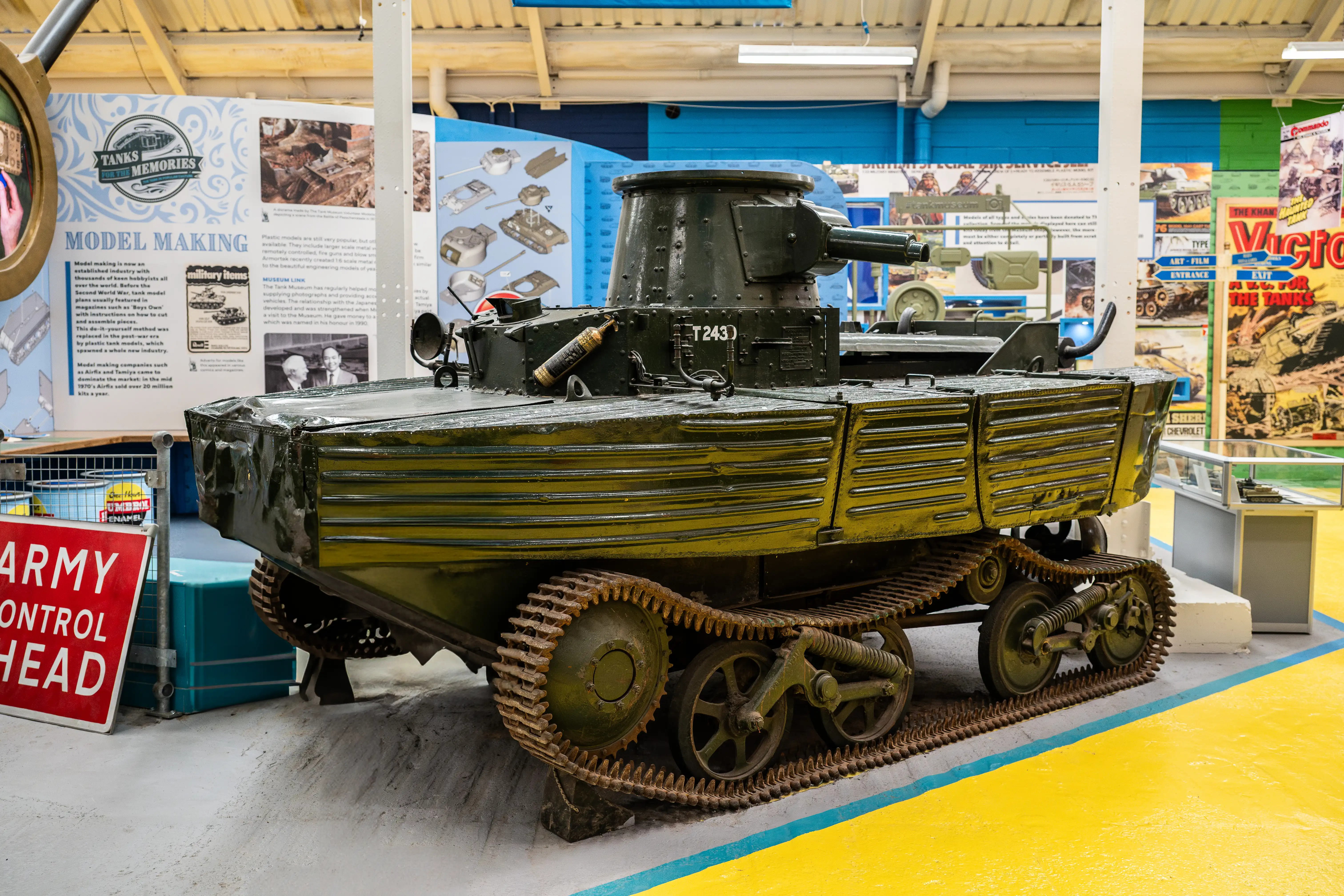 The document discusses the history and evolution of model making, particularly focusing on military models like tanks. It highlights the popularity of model making as a hobby and its growth into an established industry. The text mentions various methods and materials used in model construction, including plastic and metal. It also notes the role of media, such as magazines, in popularizing the hobby. Additionally, it touches on the historical context of model making, particularly during and after the World Wars.