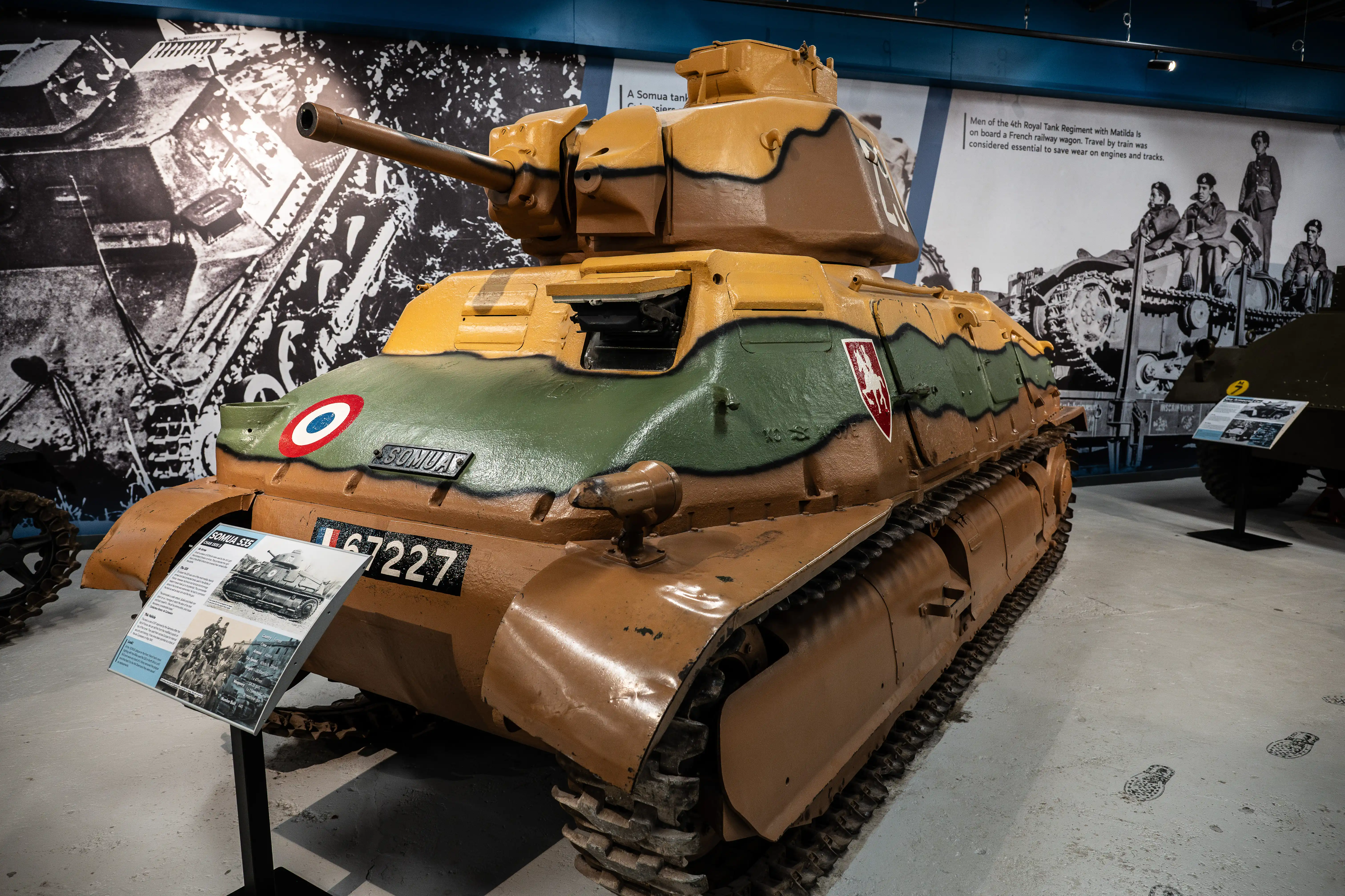The document describes the Matilda Infantry Tank Mk II, a British tank used during World War II. It highlights the tank's heavy armor and the challenges it posed to German forces, particularly in the early stages of the war. The Matilda was known for its resilience against anti-tank weapons and its effectiveness in combat situations. Despite its strengths, it had limitations such as a weak main armament and engine issues. The tank played a significant role in various battles and is remembered for its impact on the war effort.