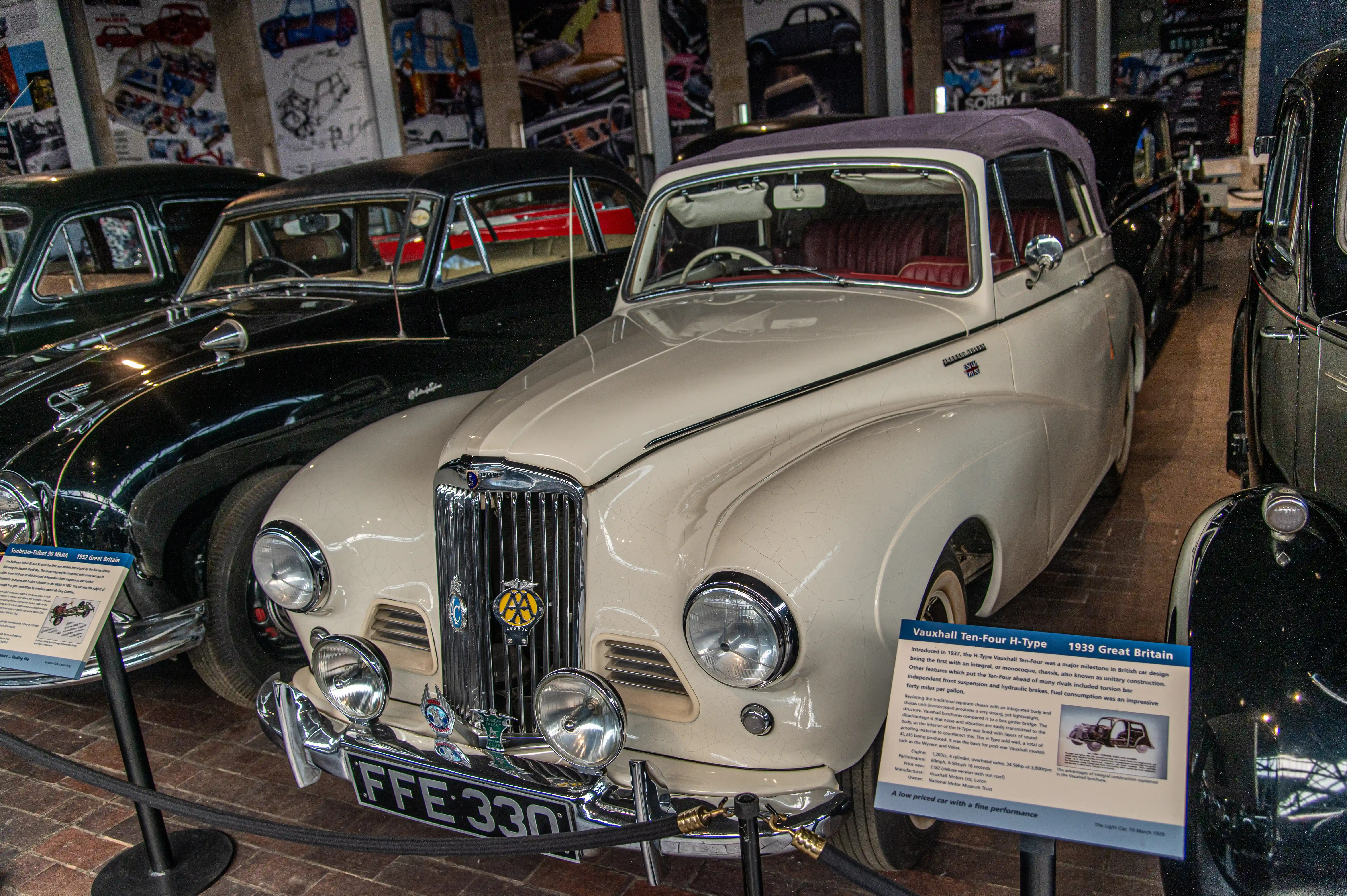 The Sunbeam-Talbot 90 MkIIA (1952–1954) is a classic British sports saloon and drophead coupé, celebrated for its elegant styling, rally pedigree, and engineering refinements. Powered by a 2.3-liter (2267cc) overhead-valve inline-four engine producing 70–77 bhp, it featured independent front suspension, improved brakes, and a stronger chassis, enabling a top speed of 85 mph and notable success in events like the Monte Carlo Rally—where Stirling Moss won a Coupe d’Or for three penalty-free runs. The MkIIA is also the rarest variant, especially in drophead coupé form, and remains a symbol of post-war British motoring excellence, with connections to James Bond (appearing in Live and Let Die) and motorsport legends