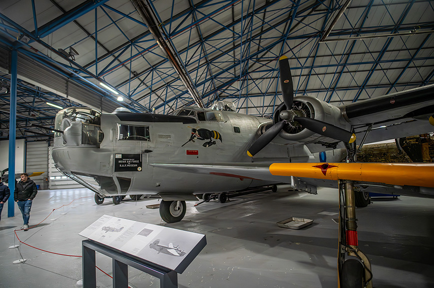 The Consolidated Liberator is indeed part of the collection at the RAF Museum Cosford. The museum houses a Consolidated B-24L Liberator, which played a significant role during World War II, especially with RAF bomber squadrons in the Middle East and as the principal RAF strategic bomber in the Far East from 1944. The Liberator was also used by RAF Coastal Command and even served as a transport aircraft, including a brief period as Winston Churchill’s personal aircraft