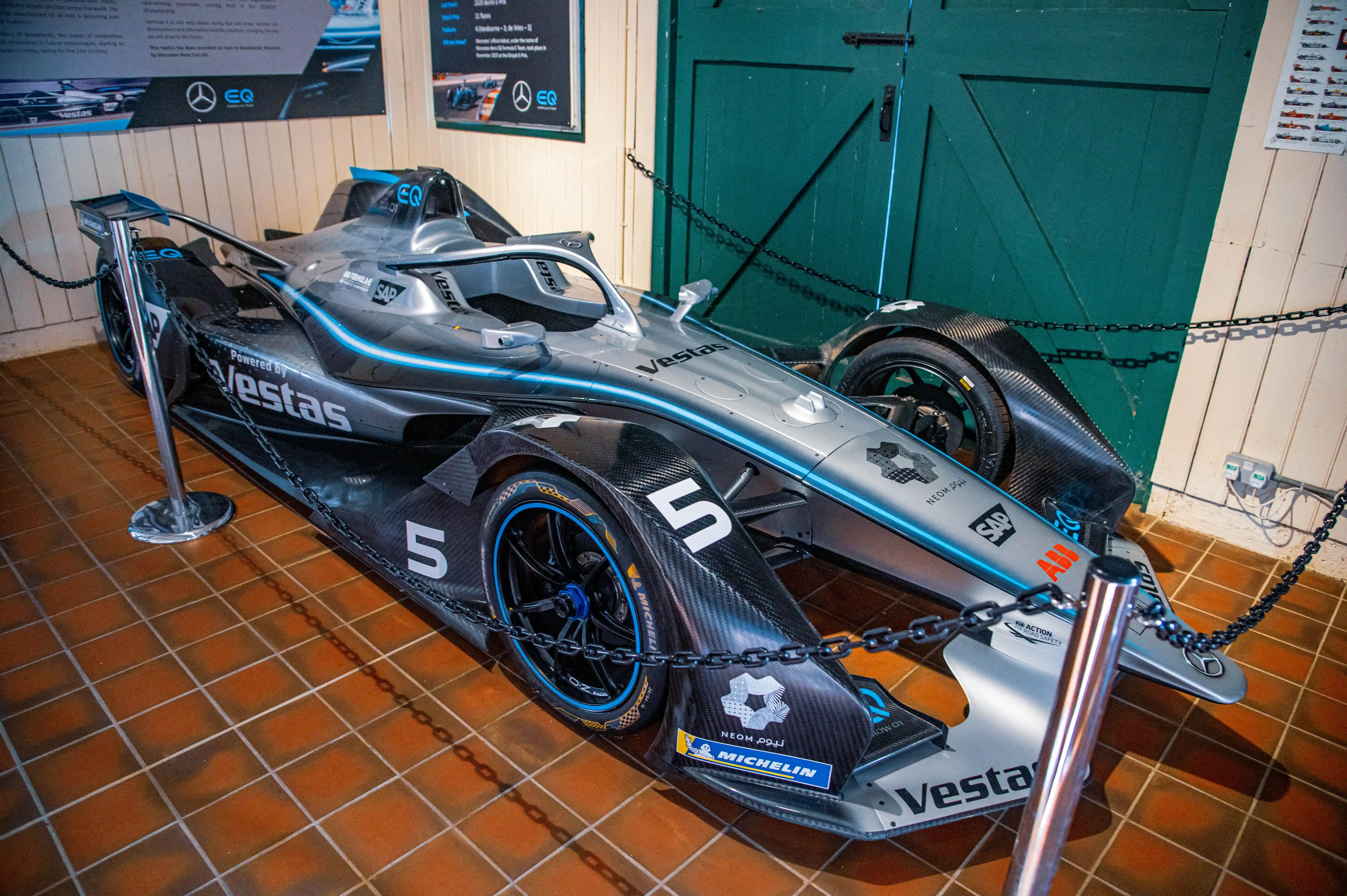 Mercedes-Benz EQ Formula E Car on Display