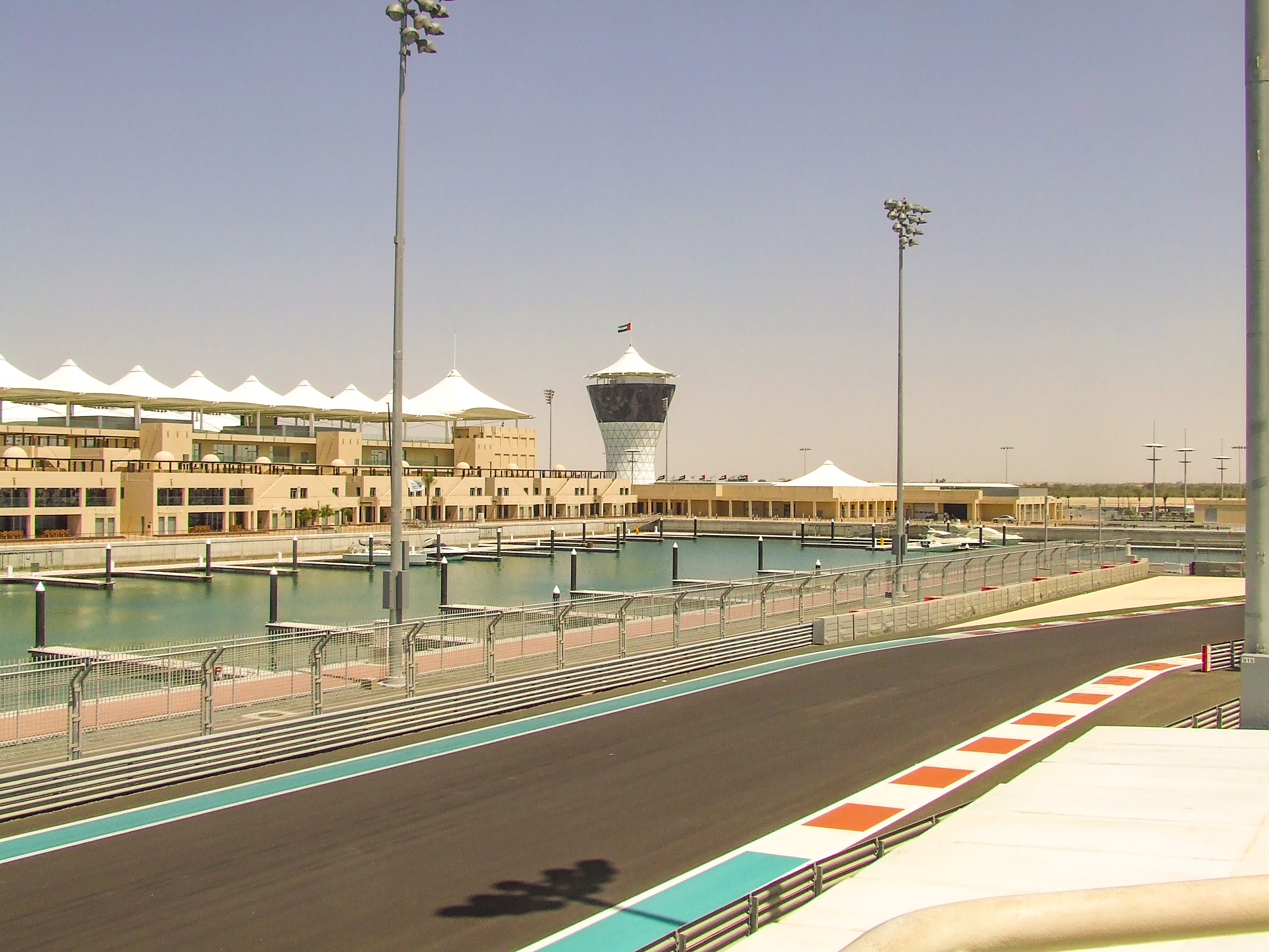 a modern racing circuit