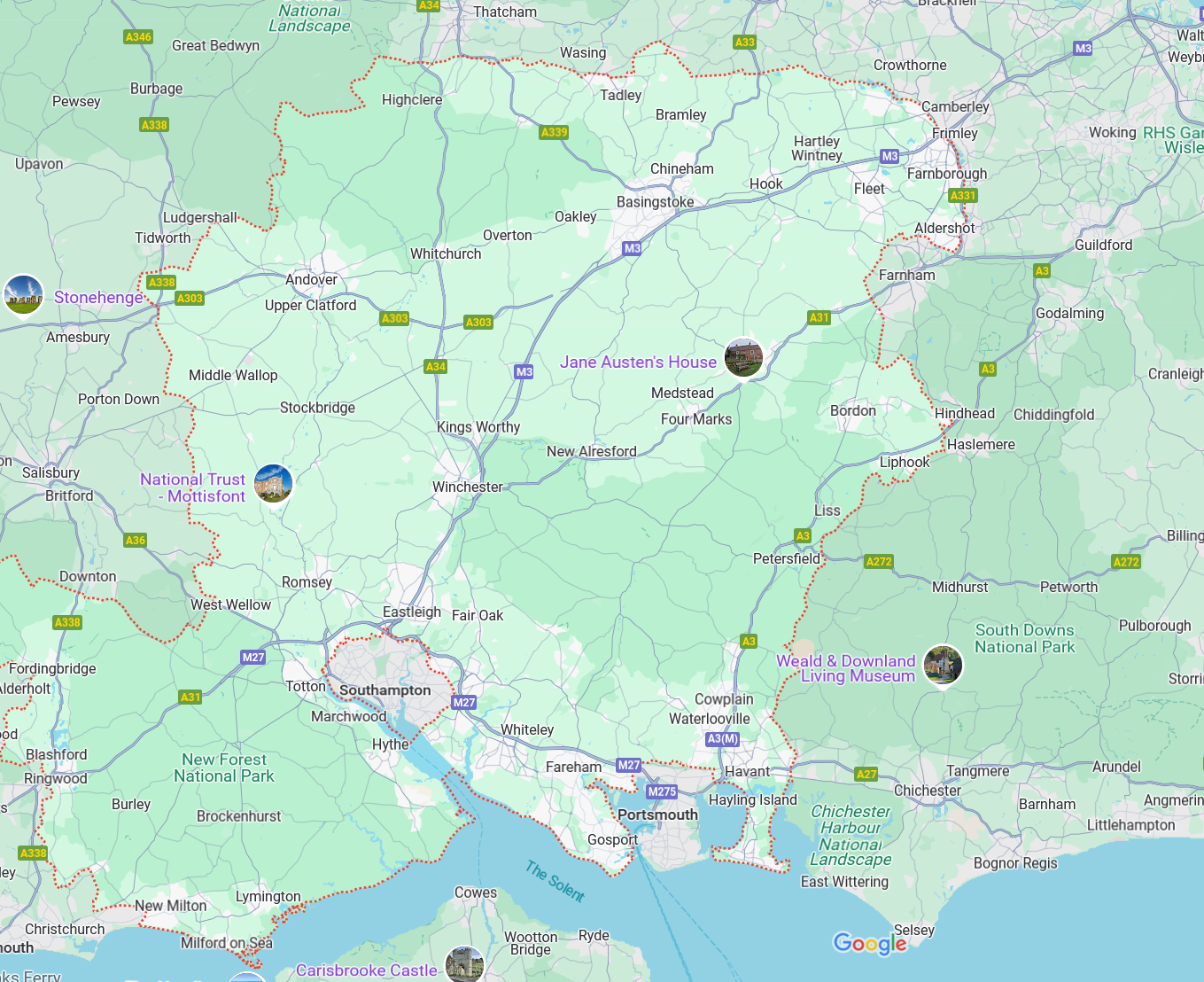 location map