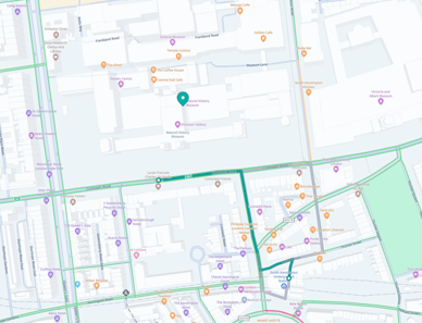 map for South Kensington