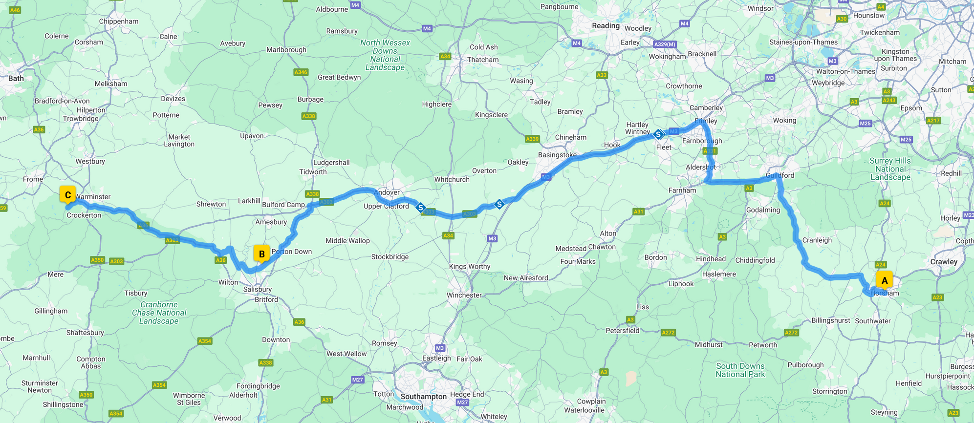 route map